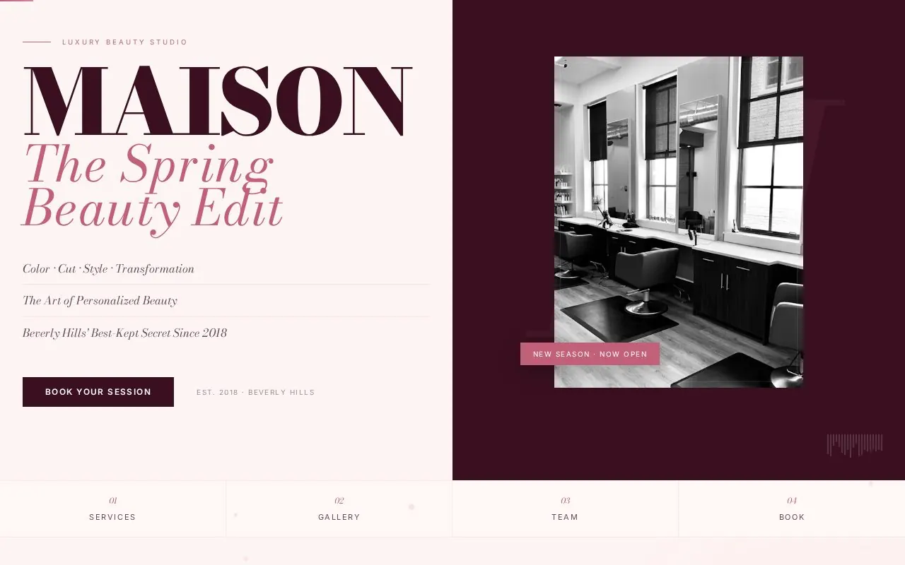 MAISON demo site